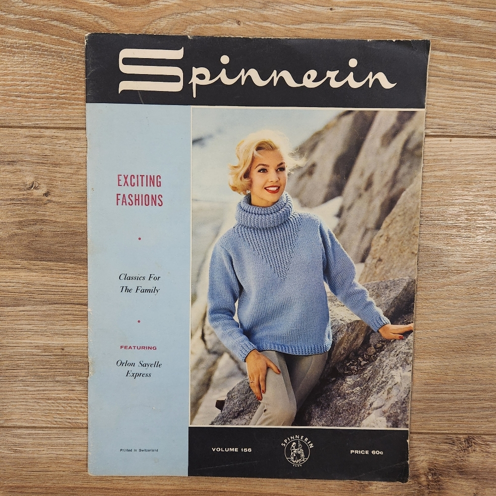 VINTAGE SPINNERIN CLASSICS FOR THE FAMILY KNITTING INSTRUCTIONS BOOKLET